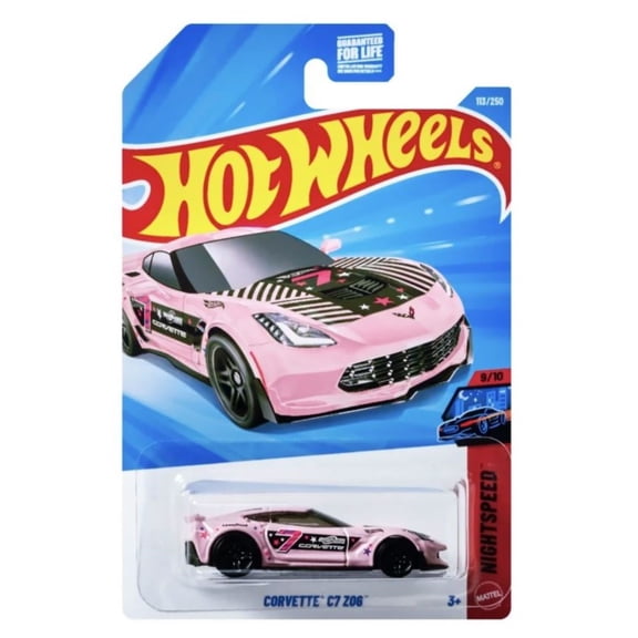 Hot Wheels Corvette C7 Z06 Pink Nightspeed New 2026