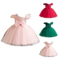 thumbnail image 6 of Hicidod Baby Girl Pageant Dress Sequins Princess Tutu Dress Toddler Flower Girls Wedding Birthday Party Tulle Gown Dresses, 6 of 7