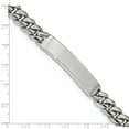 thumbnail image 5 of Stainless Steel Polished 8.25in ID Bracelet, 5 of 5