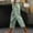 *Green, variant on Womens Drawstring Pocket Harem Pants ,Casual Cropped Wide Leg Trousers Red,Womens Plus M