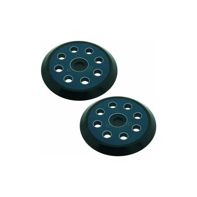 Paquete de 2 discos de lijado para lijadora orbital aleatoria de 125 mm y 8 orificios compatibles con M9204 BO5030 BO5031 DBO180Z BO8041 DBO180RMJ BO5041 BO5010 BO50111 BO5012.