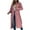 Pink, variant on XFLWAM Women Trench Coats Double-Breasted Fall Fashion Windproof Classic Lapel Overcoat Thin Jacket with Belt Pink S