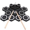 thumbnail image 1 of Dsscvnef Tambour Électronique Coloré pour Enfants avec Speaker Built dans Lithium Instrument, 1 of 9