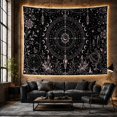 thumbnail image 6 of Astrology Chart with Moon Phases and Crystals, Mystical Celestial for Astrology Enthusiasts, Constellation Wall Art, Halloween Gift Tapestry Wall Hanging for Bedroom and Dorm, 6 of 7