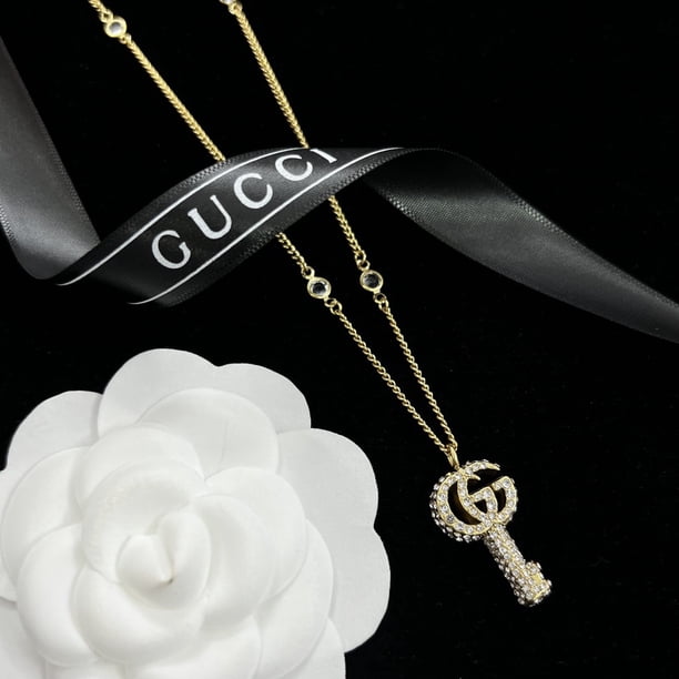 Lleno De Colgante De Llave De Diamante gucci Collar Pulsera Pendientes Anillo