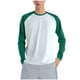 thumbnail image 2 of Blusas y camisas de manga larga con cuello redondo para hombre, color liso, para correr al aire libre, manga larga, cuello redondo, sudadera con capucha para ejercicio, top de poliéster para hombre., 2 of 5