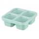 thumbnail image 1 of Bento Snack Box Contenedor de alimentos dividido Contenedor de alimentos reutilizable Contenedores de alimentos de 4 compartimentos para ensaladas de verde, 1 of 9