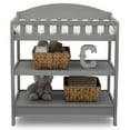 Delta Children Wilmington Changing Table with Pad, Grey
