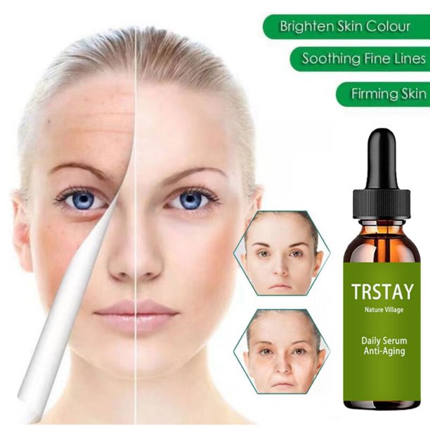 Suero facial antiarrugas instantáneo, reafirmante, eliminador de líneas finas, esencia antienvejecimiento, blanqueador, iluminador, nutre, cuidado de la piel