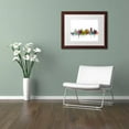 thumbnail image 3 of Trademark Fine Art 'Tulsa Oklahoma Skyline' Canvas Art by Michael Tompsett, White Matte, Wood Frame, 3 of 4