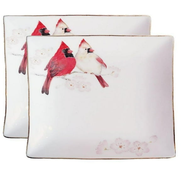 Cardinal Plate Set