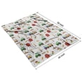 thumbnail image 4 of Cartoon Farm Vehicles Barns Gray Pattern Blanket,Comfortable Soft Lamb Wool Throw Blanket,All Season,Warm Lightweight Blankets for Sofa Bed Couch Living Room Chair,40"x50", 4 of 4