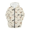 thumbnail image 5 of DISNIMO Horse Hoodie for Kids Flower Hoodie Boys Zip Hoodies Size 14-16 Boys Hoodie Sweatshirts Hoodies Girls Zipper Hooded Sweatshirt Children Hooded Jackets for Girls Hoodie Jacket Teens Clothing, 5 of 7