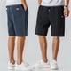 thumbnail image 3 of Pantalones cortos deportivos para hombre, Shorts informales hasta la rodilla, estilo Hip Hop, ajuste holgado, cintura elástica, múltiples bolsillos, ropa de uso diario, 3 of 4