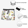 thumbnail image 3 of Pofeuu New York Print Men’s Boxer Briefs, Moisture-Wicking Underwear, Regular,Trunk-Medium, 3 of 5