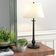 thumbnail image 5 of Evelyn&Zoe Wilmer 28" Modern Metal Table Lamp with White Drum Fabric Shade, 5 of 7