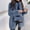 Blue coat for women, variant on clear 50% off Usmixi Weekly Deals Sherpa Coat for Women Women Faux Fur Jacket for Women Plus Size Casual Solid Open Front Fuzzy Fleece Coat Long Sleeve Stand Neck Plush Outwear Winter Sherpa Coat