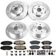 thumbnail image 3 of PowerStop Front and Rear Z23 Evolution Sport Carbon-Fiber Ceramic Brake Pad and Drilled & Slotted Rotor Kit Fits: TOYOTA Select Models K7503, 3 of 10
