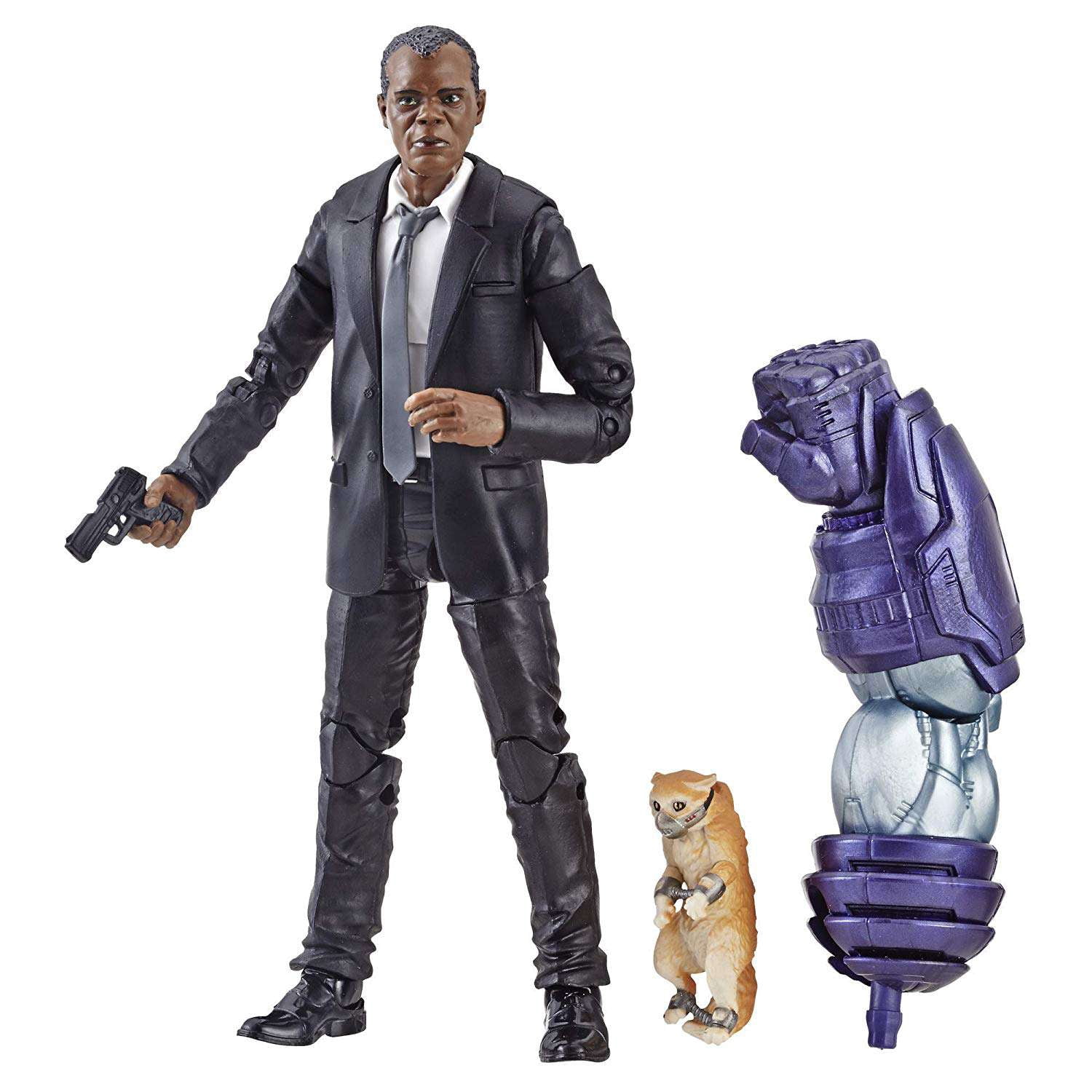 Marvel Captain Marvel 6-inch Legends Nick Fury Figure for Collectors, Kids, Fans