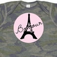 thumbnail image 4 of Inktastic Bonjour Girls Baby Bodysuit, 4 of 5