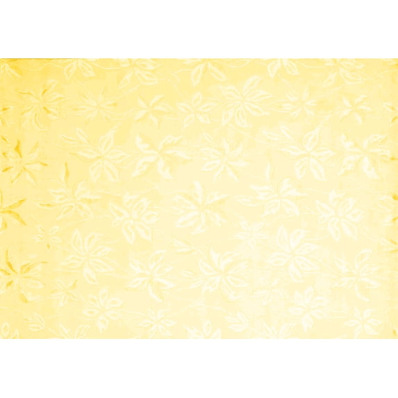 Ahgly Company Indoor Rectangle Solid Yellow Modern Area Rugs, 7' x 9'