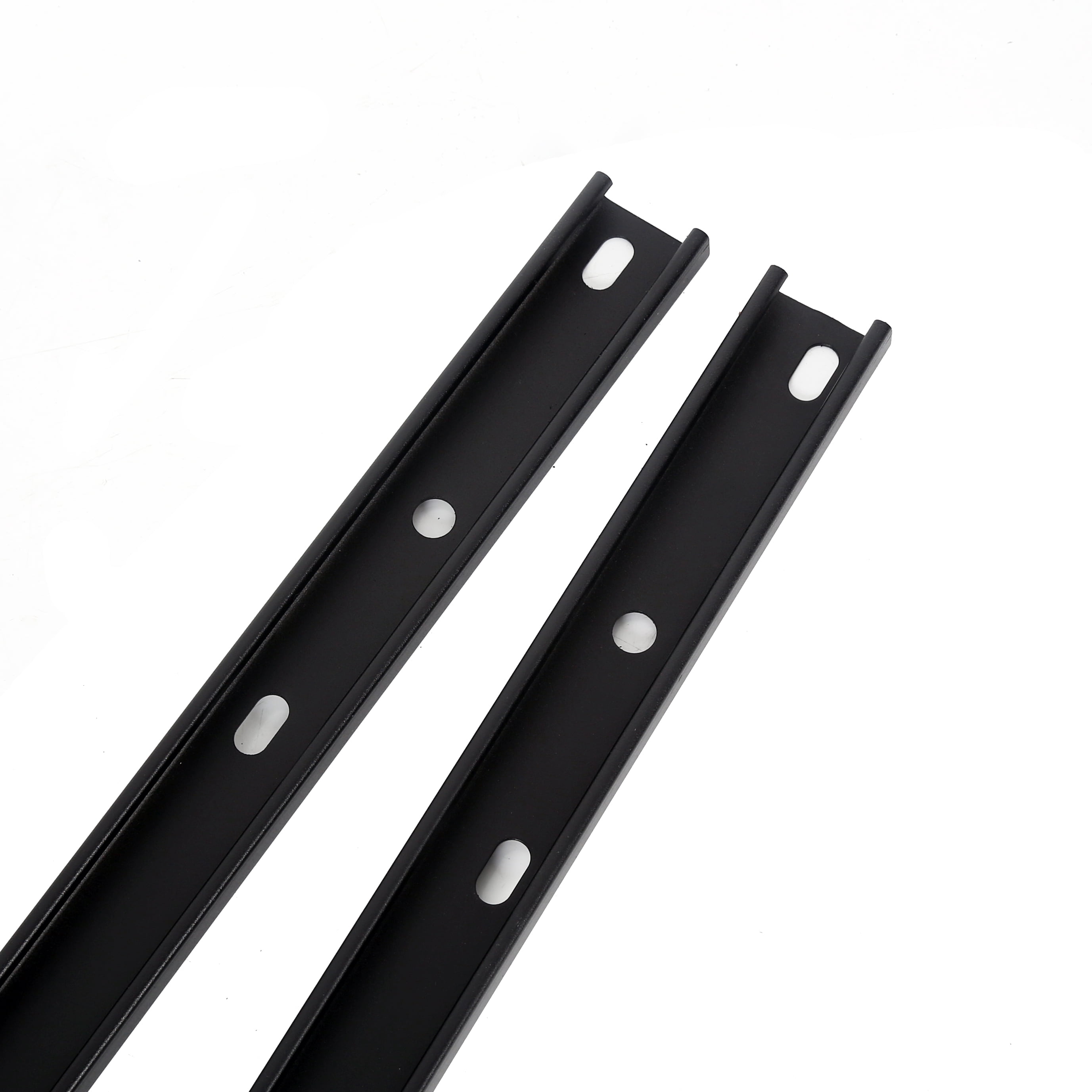 Kojem Roof Rack Side Rail for Chevrolet Traverse, 165 lbs Capacity, Black Aluminum