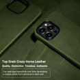 thumbnail image 2 of Funda de piel Belemay para iPhone 16 Pro Max con MagSafe Pine Green, 2 of 8