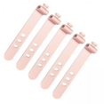 thumbnail image 1 of Bridas reutilizables,Bridas de silicona para cables Organizador de cables reutilizable,Bridas para gestión de cables Cables multiusos para agrupar cables,Correas de sujeción para, 1 of 8