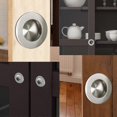 thumbnail image 5 of Recessed Sliding Door Handle 304 Stainless Steel Round Handles with Invisible Grooves for Sliding Door Cabinet Pull Out Drawer 4PCS with 8 Screws, 5 of 5