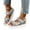 Gray, variant on Womens Walking Sandals with Comfortable Summer Outdoor Hiking Sport Adjustable Strap Athletic Chunky Cushion Shoes Gray 7.5(39)