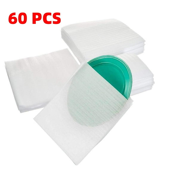 60 Pack Foam Pouches, 3 Sizes Thick Cushion Wrap Pouches Foam Wrap Sheets Packing Pouches Against Chipping & Breakage for Packing, Moving, Shipping