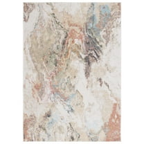 SAFAVIEH Phoenix Annora Abstract Area Rug, Ivory/Gold Rust, 8' x 10'