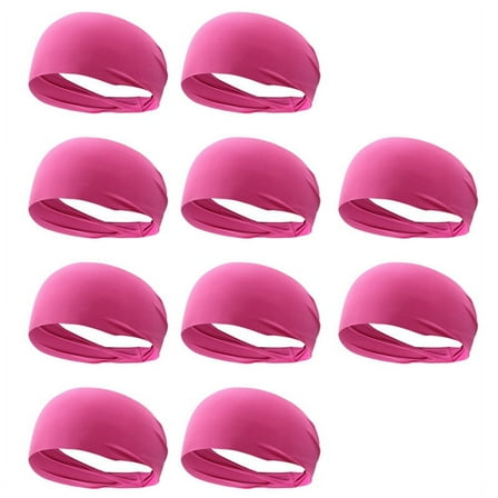 Ultra-thin sweat-absorbent sports headband, pink