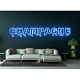 thumbnail image 4 of Glowneon Champagne Neon Sign, Champagne Bar Wall Led Lights Decor, 4 of 4