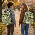 thumbnail image 2 of Jeiento Boys Backpack 8-12 17 Inch Large Capacity Dinosaur Skeleton Water-Resistant Polyester School Backpack for Elementary Kids, Travel and Hiking, Back to School, 2 of 7
