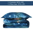 thumbnail image 4 of PiccoCasa 2 Piece Galaxies Comforter Set, Twin Blue, 4 of 7