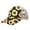 Gold, variant on Women's Leopard Print Ponytail Baseball Cap High Messy Bun Mesh Trucker Hat Adjustable Outdoor Casual Sun Visor Size:One Size