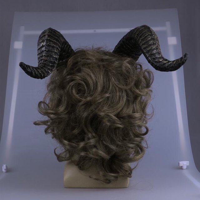 Porque máscara 2017 película caliente La Bella y La Bestia Adam Prince máscara Cosplay máscara de terror casco de látex fiesta de Halloweencabello cortoPorcelana Deng Xun unisex