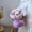 Purple, variant on Knitted Yarn Flowers, Small Puffs, Simulated Flower Bouquets, Handmade Valentine's Day Gifts, Fake Flowers, Handmade Flowers（A）