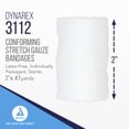 thumbnail image 2 of Dynarex Stretch Gauze Bandages, 2" x 4.1 yds, Sterile & Latex-Free, Wound Care in Medical and Home Environments, 1 Case of 96, 2 of 7