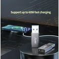 TRAHOO[10Gbps 2 Pack] USB C Female to USB A Male Adapter USB 3.2