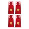 thumbnail image 2 of Billuyoard 4 unids/set Navidad lindo soporte bolsa cubiertos almacenamiento bolsa palillo dinero tenedor cuchara Año Nuevo Festival fiesta Kits de decoración para fiestas Billuyoard HA068874-00B, 2 of 6