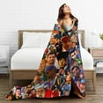 thumbnail image 4 of Blanket Adam Actors Sandler Throw Flannel Blankets Warm Soft Cozy Fuzzy Blanket for Bed Sofa Couch Camping Travel Gift Blankets for All Seasons 40""x30"", Black, 4 of 6