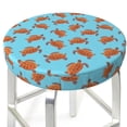 thumbnail image 6 of Goofa Turtle Printed Stool Covers Round, Waterproof Round Bar Stool Covers Anti-Slip Round Bar Stool Seat Cover with Elastic Bands Durable -13 inch, 6 of 7