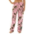 thumbnail image 6 of TrailCrest Womens Open Bottom Sleep and Lounge Coral Fleece Camo Pajama Pants, 2X, 6 of 6