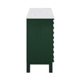 thumbnail image 5 of Cascade 36" Freestanding Bathroom Vanity in Green Oak with 3-Hole Widespread Sink Top, 5 of 7
