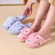 thumbnail image 3 of Pantuflas de algodón cálidas para el hogar con piso de madera y lazo para mujer Baotou de invierno para niña, 3 of 6