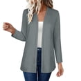 thumbnail image 3 of Guluxicc Women's Lounge Jackets Open Front Long Sleeve Everyday Wear Tops for Spring Summer Casual Outfits, 3 of 8
