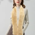 thumbnail image 5 of Hytrove Chal Largo Beige De Sintética Para Mujer Ideal Para Uso En, 5 of 5