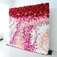 thumbnail image 4 of Artificial Flower Wall Panel, Rose Backdrop For Wedding Decor, Realistic Silk Floral Arrangement For Photo Booth, Multi-Scene Party Background Display, DIY Hanging Installation (D), 4 of 6